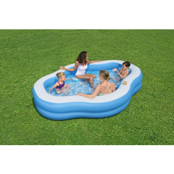 Dmuchany Basen rodzinny 270x198x51cm BESTWAY Okienko + 2 Dmuchane siedziska